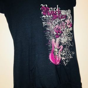 Awesome Hooded RockStar Top SzL 🤘🏼